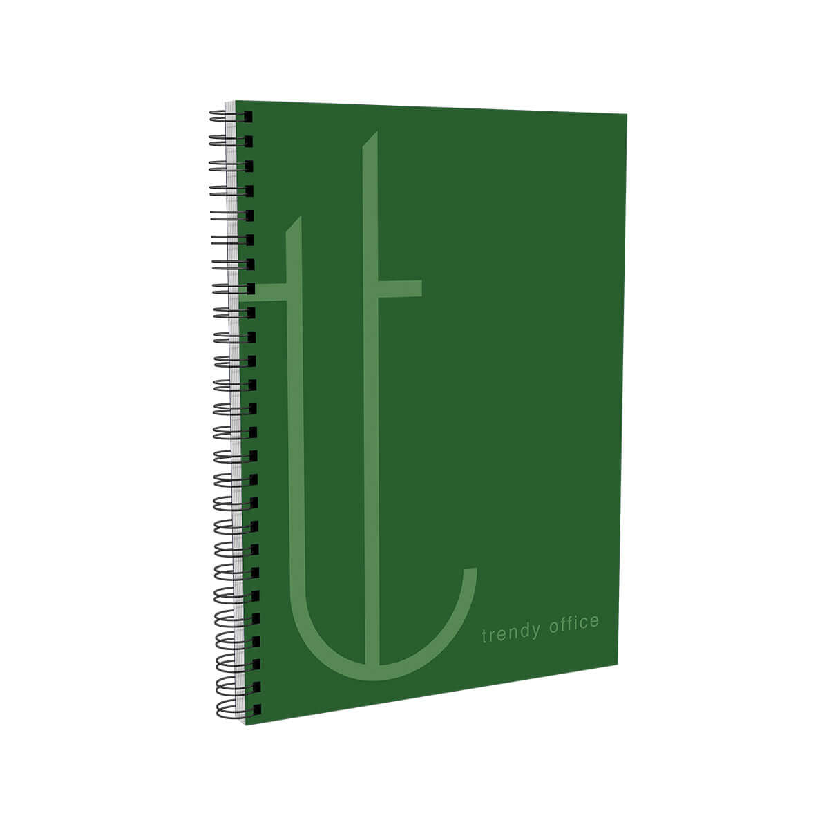 Caiet cu spira, Trendy Green, A5, matematica, 80 file Caiet cu spira, Trendy Green, A5, matematica, 80 file